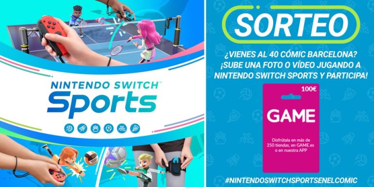 Participa en este sorteo del Salón del Cómic de Barcelona y Nintendo para ganar 100€ en GAME