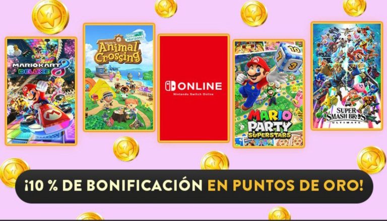 Nueva promoción de Nintendo eShop en relación a los puntos de oro obtenido al comprar en digital