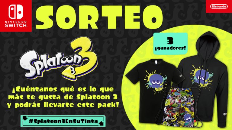 Nintendo está sorteando en Twitter 3 packs de Splatoon 3