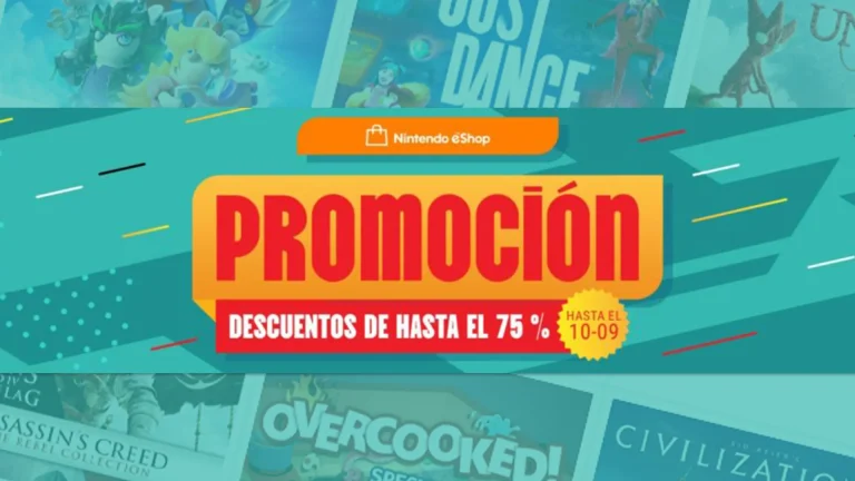 Promoción descuentos de hasta el 75% en Nintendo Switch