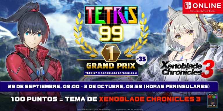 Nuevo tema para TETRIS 99 de Xenoblade Chronicles 3