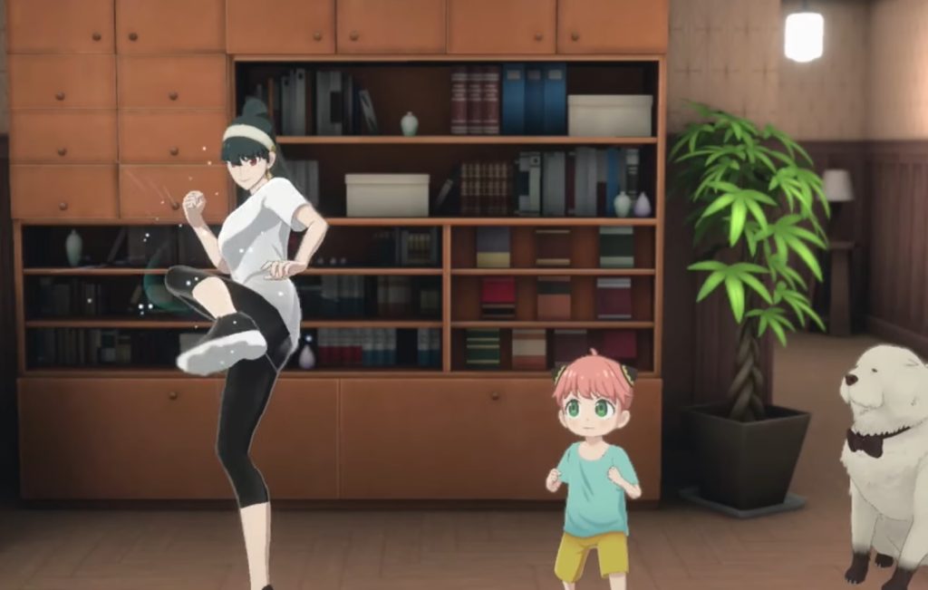 Anya entrenando con Yor.