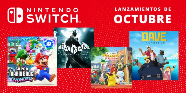 Nintendo comparte los mejores lanzamientos de octubre para Nintendo Switch
