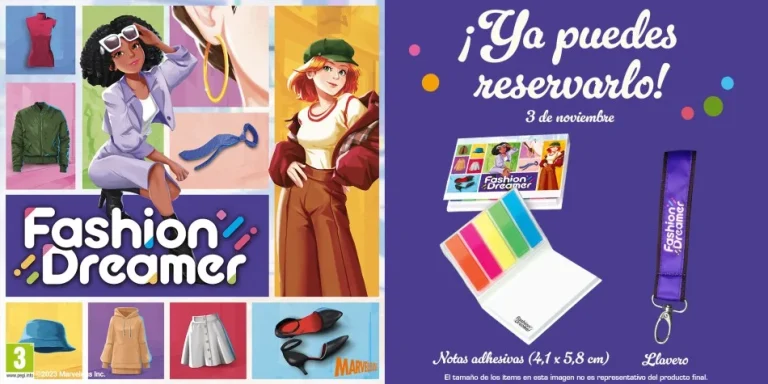 Se comparten los regalos por reservar Fashion Dreamer en formato físico en España