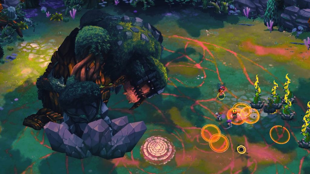 Knight vs Giant Jefe Bosque