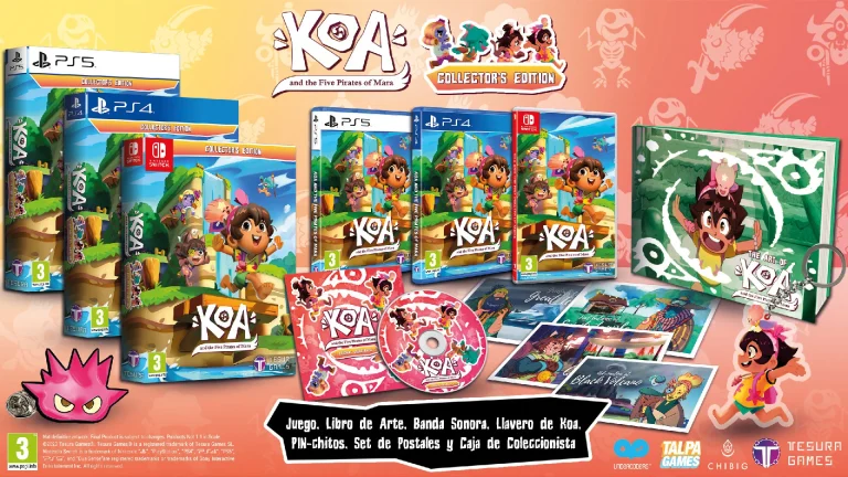 Koa and The Five Pirates of Mara llega a España en formato físico