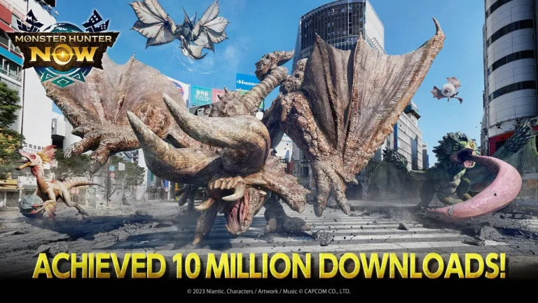 Monster Hunter Now ha superado las 10 millones de descargas y ofrece un regalo