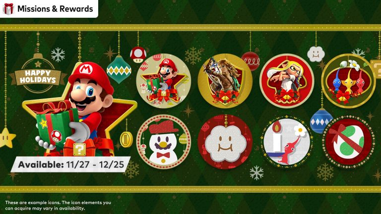 Consigue iconos de navidad para tu Nintendo Switch