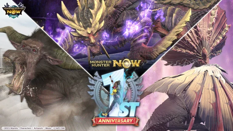 El evento «1.er aniversario» llega a Monster Hunter Now
