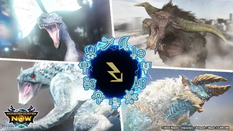 Misiones de elemento rayo en Monster Hunter Now
