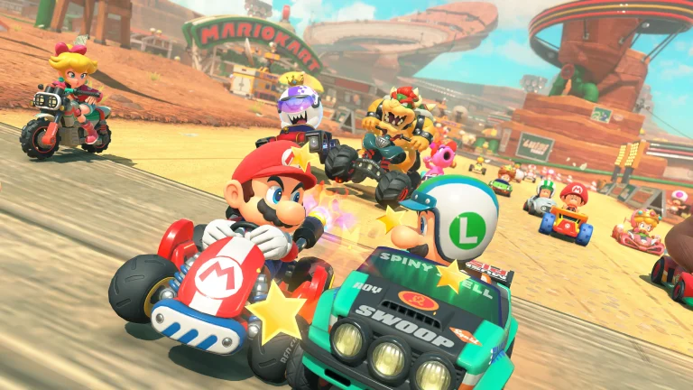 Los circuitos clásicos están de vuelta en el multijugador de Mario Kart World