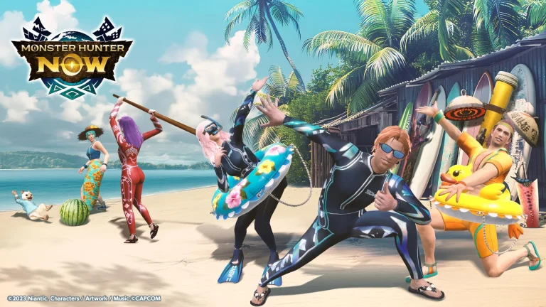 El evento «Caza estival 2025: vacaciones en el mar» llega a Monster Hunter Now