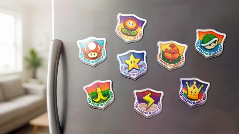 Consigue dos sets de imanes de Mario Kart World en My Nintendo Store