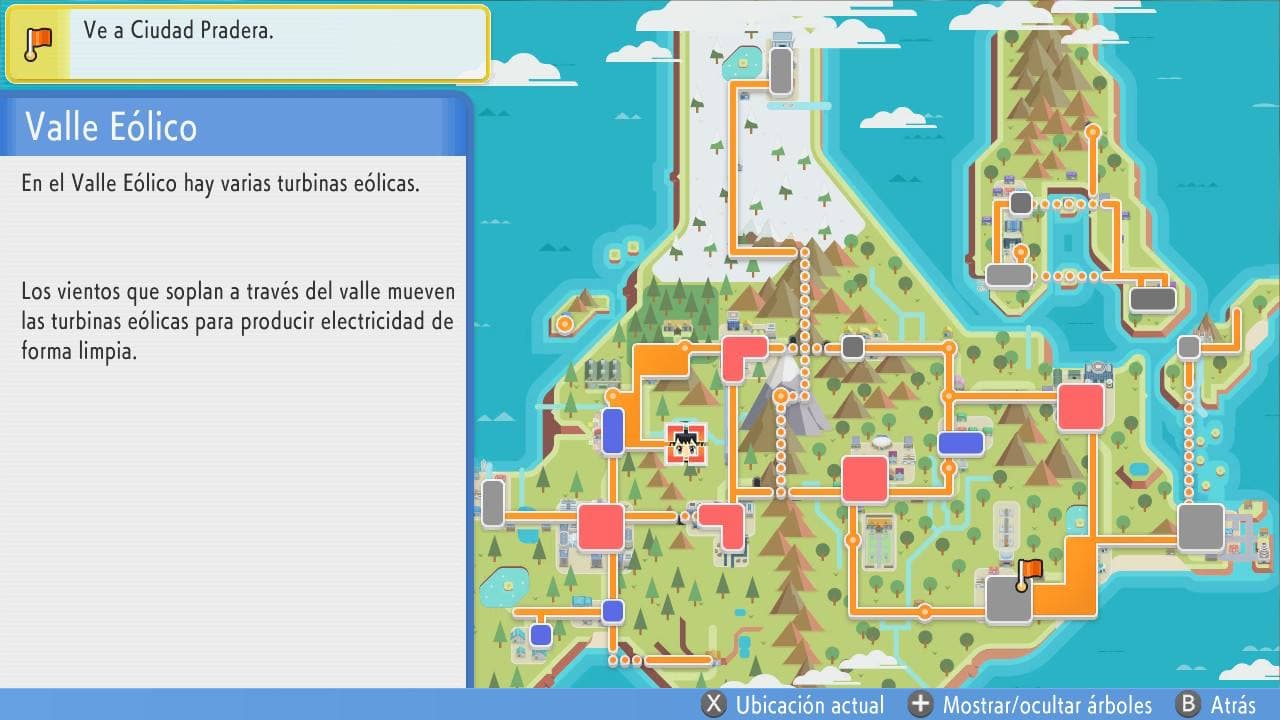 Ubicación del Valle Eólico en un mapa de Sinnoh