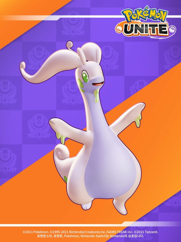 Imagen promocional de Goodra en Pokémon UNITE