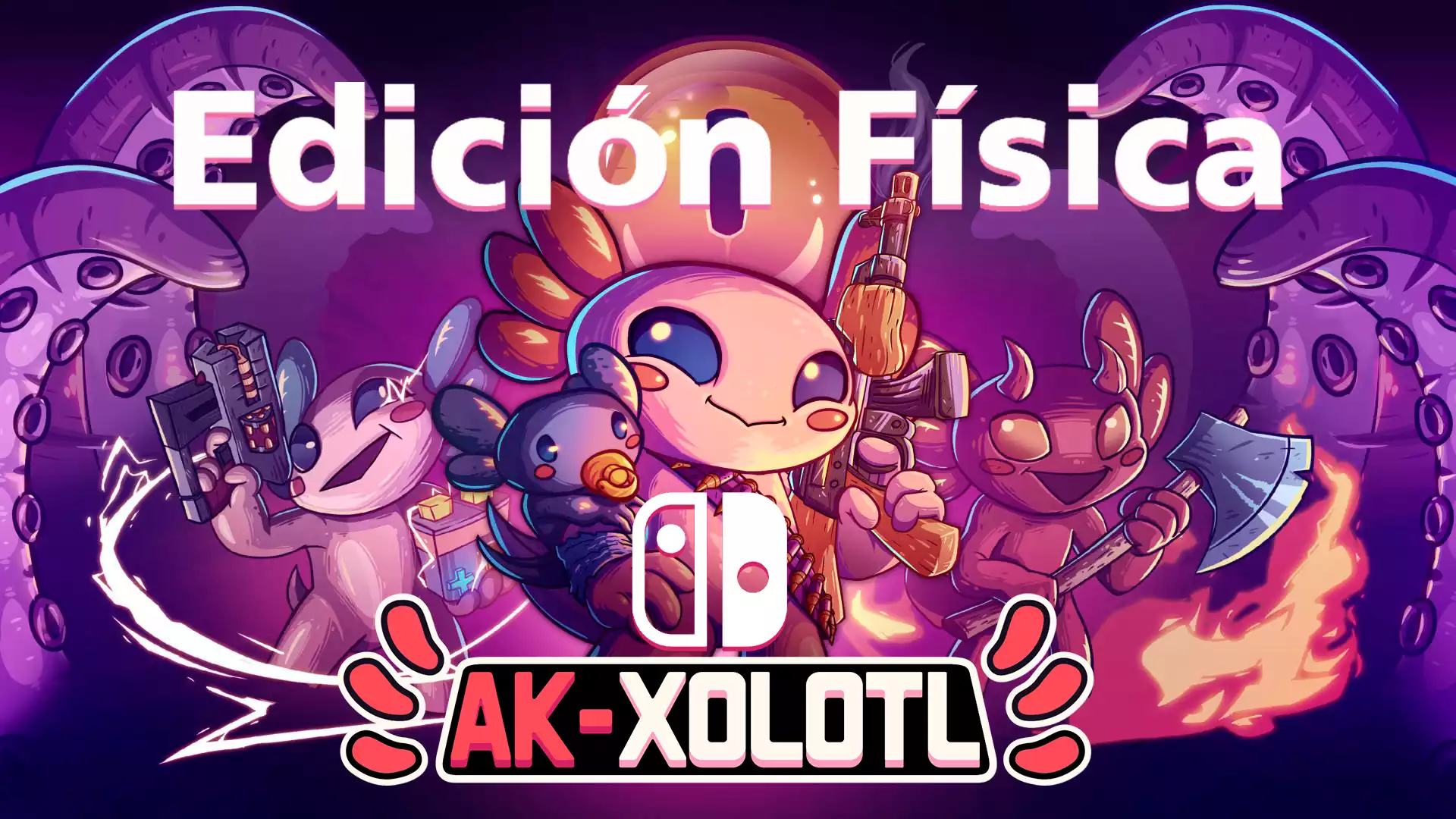 Ak-Xolotl llegara en una edición física chulisima a Nintendo Switch