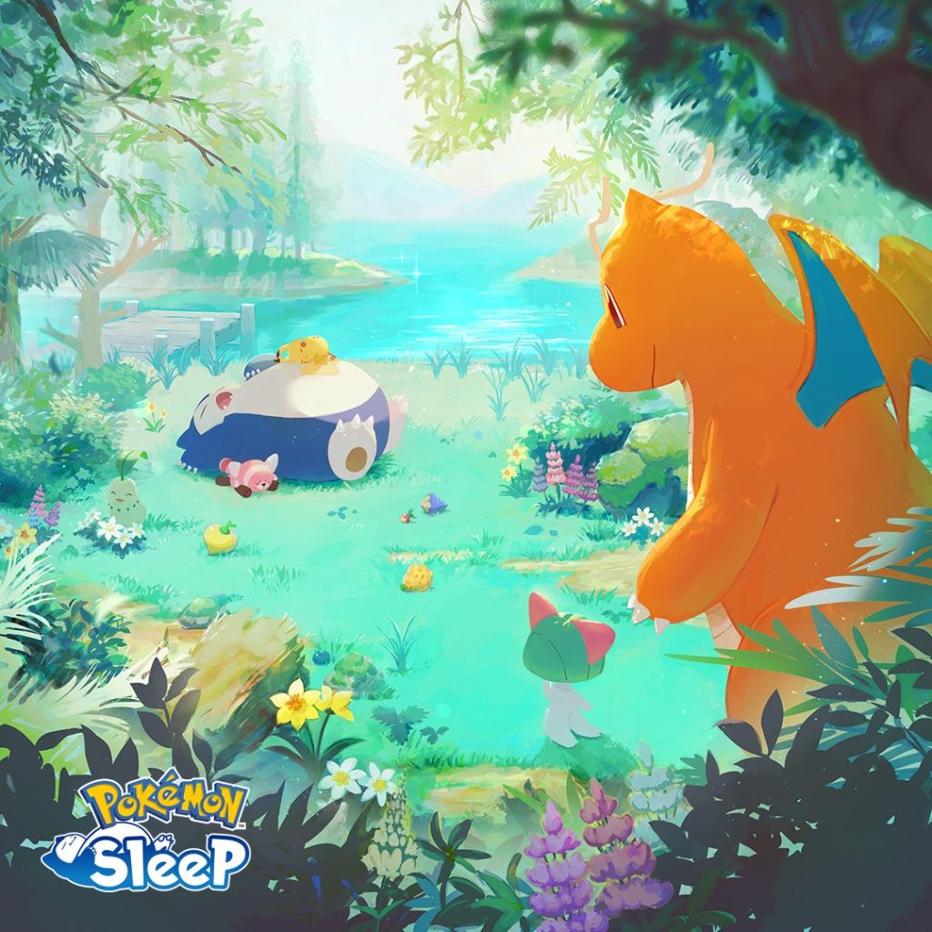 Ilustración oficial de la nueva zona en Pokémon Sleep
