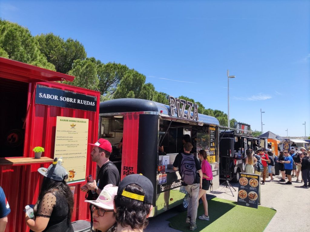 Food Trucks y zonas de comida en el Pokémon GO Fest 2024: Madrid