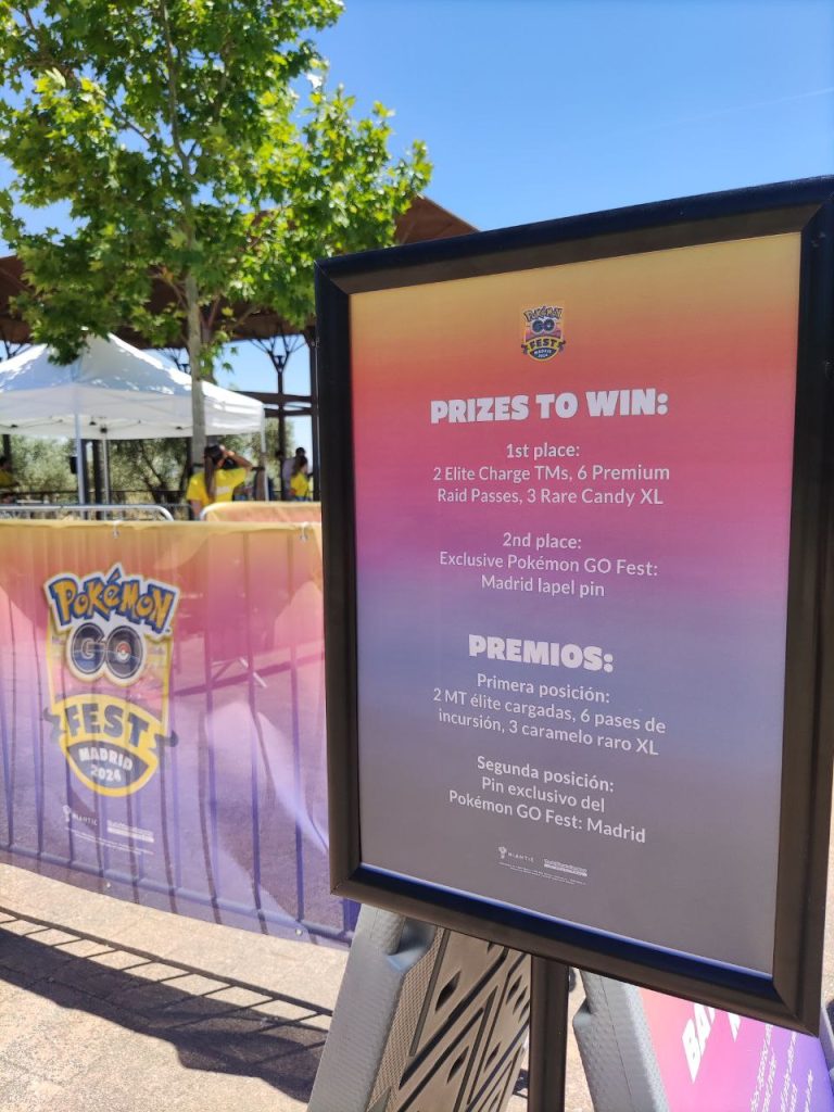 Premios de las batallas pokémon del Pokémon GO Fest 2024: Madrid
