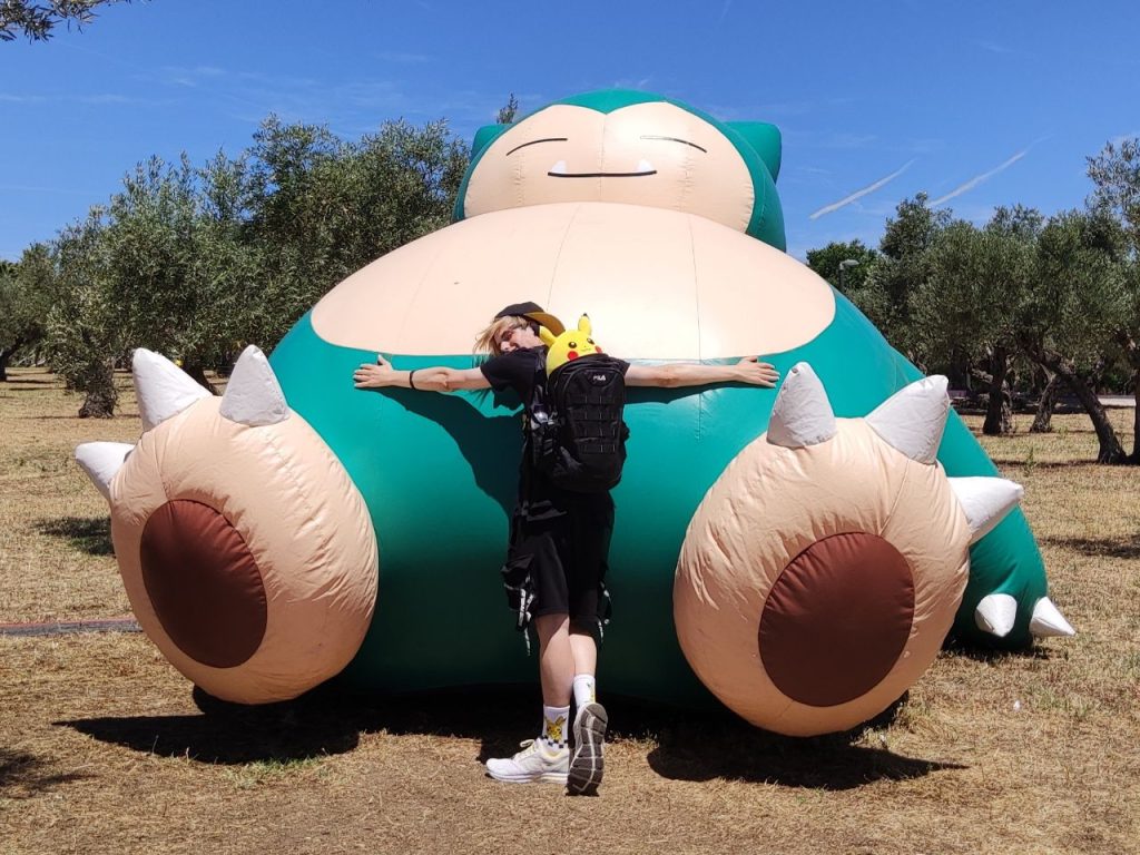 Snorlax hinchable en el Pokémon GO Fest 2024: Madrid