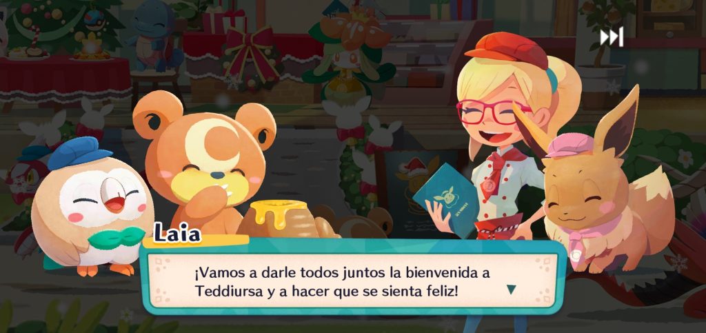 Conversación del Evento de Pokémon Café ReMix ¡Teddiursa no suelta la miel!