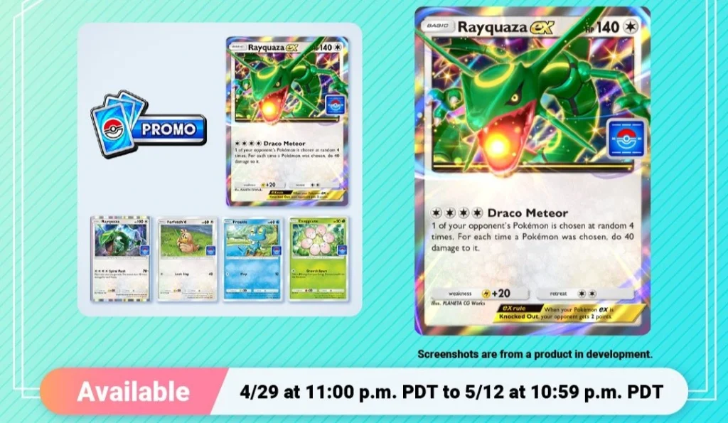 Evento botín de Rayquaza ex.