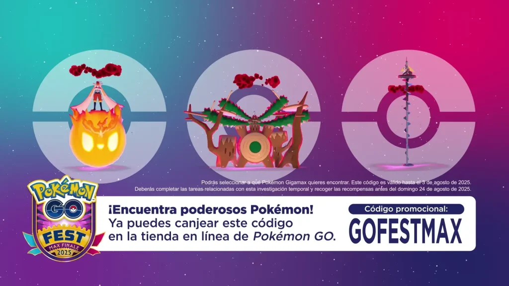 Rillaboom, Cinderace e Inteleon en su forma Gigamax.