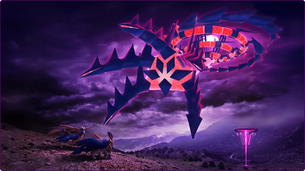 Eternatus Dinamax infinito, Zacian y Zamazenta.
