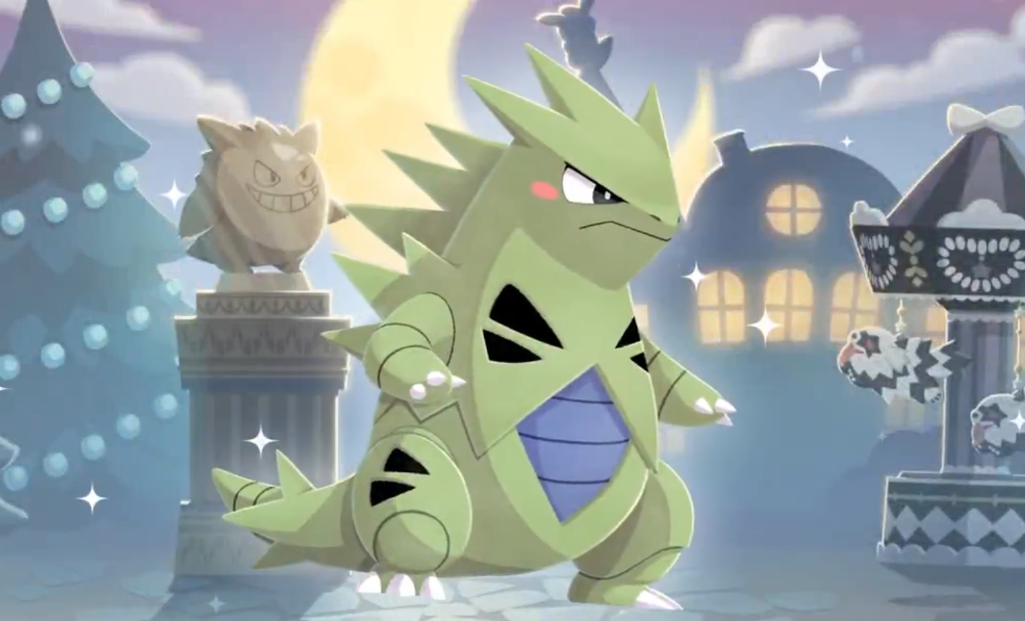 Tyranitar protagoniza diciembre en Pokémon Café ReMix