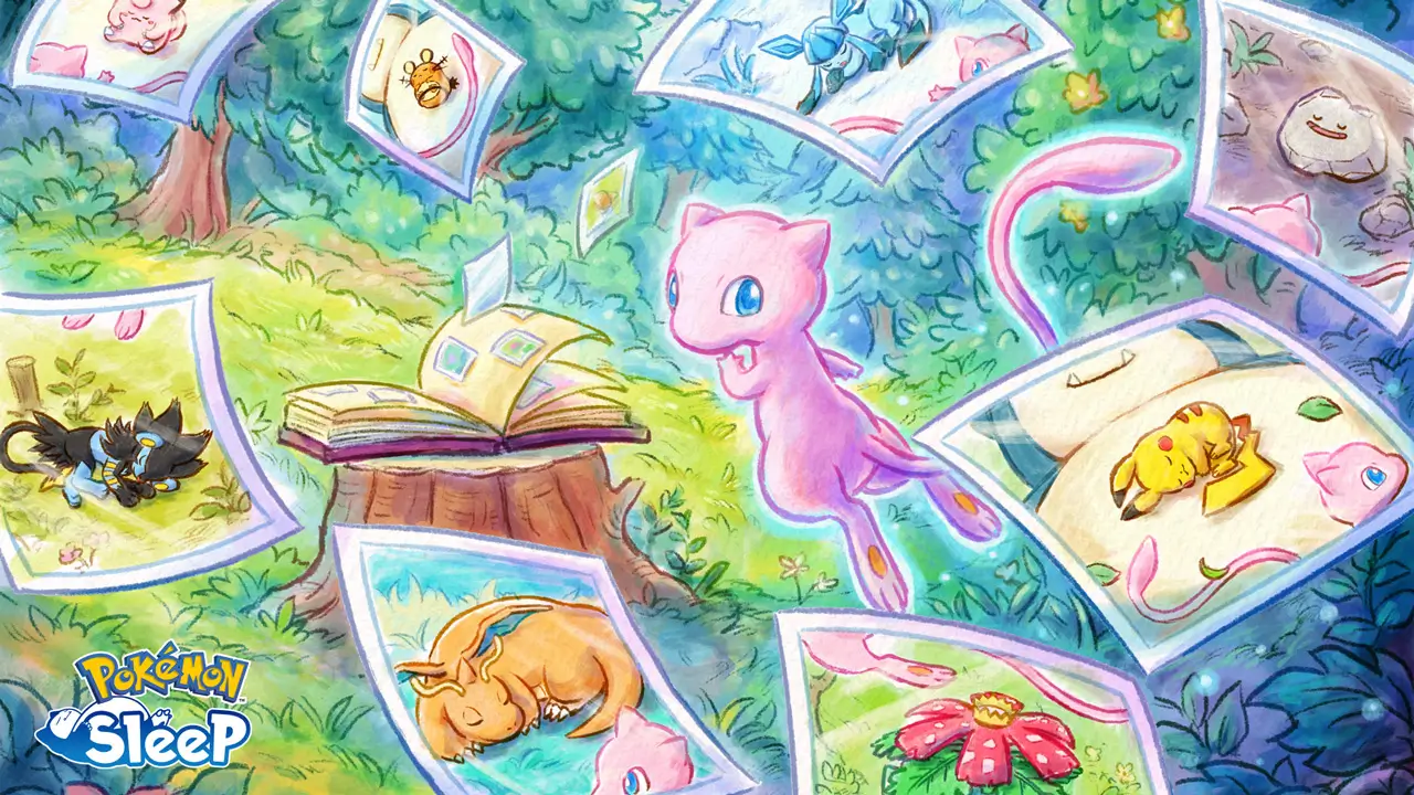 Pokémon Sleep da comienzo a una misión especial: Fotosorpresa de Mew